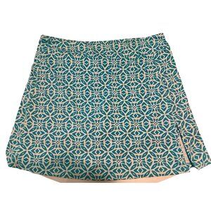 Lulu B Ladies sz XL Tennis Golf Pickleball skort stretch pull on Colorful READ